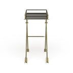 Table d'appoint Jalabert Arrow en métal - 21x14x26