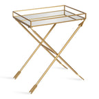 Table d'appoint Jalabert Arrow en métal - 21x14x26
