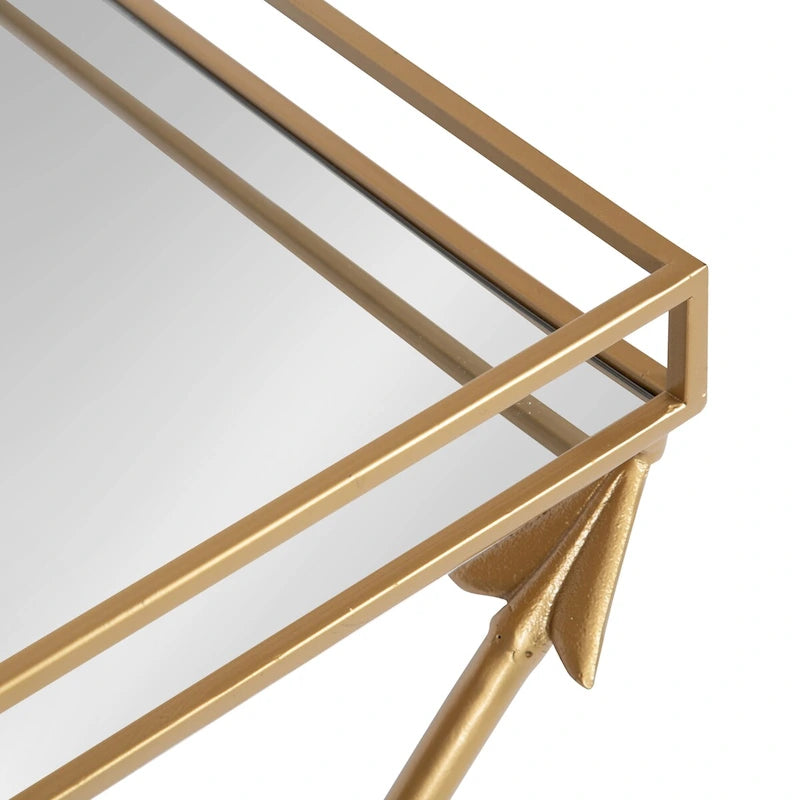 Table d'appoint Jalabert Arrow en métal - 21x14x26