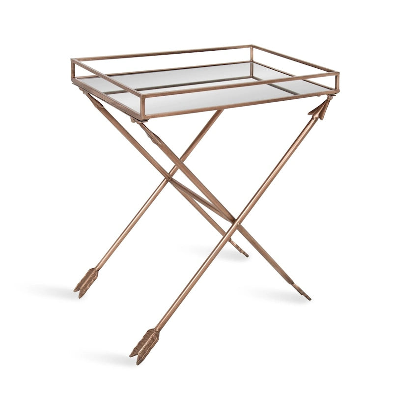 Table d'appoint Jalabert Arrow en métal - 21x14x26