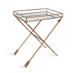Table d'appoint Jalabert Arrow en métal - 21x14x26