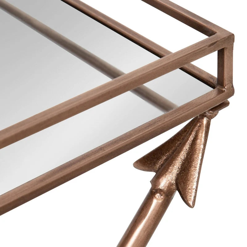 Table d'appoint Jalabert Arrow en métal - 21x14x26
