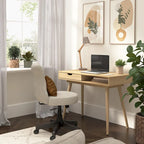 Bureau d'ordinateur Nora 40W avec rangement