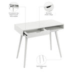 Bureau d'ordinateur Nora 40W avec rangement