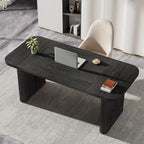 Bureau d'ordinateur 63 pour bureau à domicile, table d'écriture rectangulaire simple pour bureau d'étude ou chambre à coucher