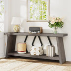 Table console d'appoint de canapé en bois de 180 cm pour entrée
