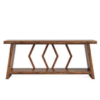 Table console d'appoint de canapé en bois de 180 cm pour entrée