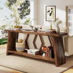 Table console d'appoint de canapé en bois de 180 cm pour entrée