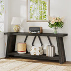 Table console d'appoint de canapé en bois de 180 cm pour entrée