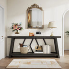 Table console d'appoint de canapé en bois de 180 cm pour entrée