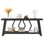 Table console d'appoint de canapé en bois de 180 cm pour entrée