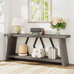 Table console d'appoint de canapé en bois de 180 cm pour entrée