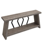 Table console d'appoint de canapé en bois de 180 cm pour entrée