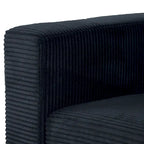Canapé de 82 pouces, Canapé confortable avec sièges extra profonds, Canapé en velours côtelé pour salon, Causeuse, Coussins de housse de canapé amovible