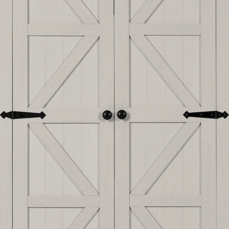 64 Armoire de cuisine haute avec 2 tiroirs et portes